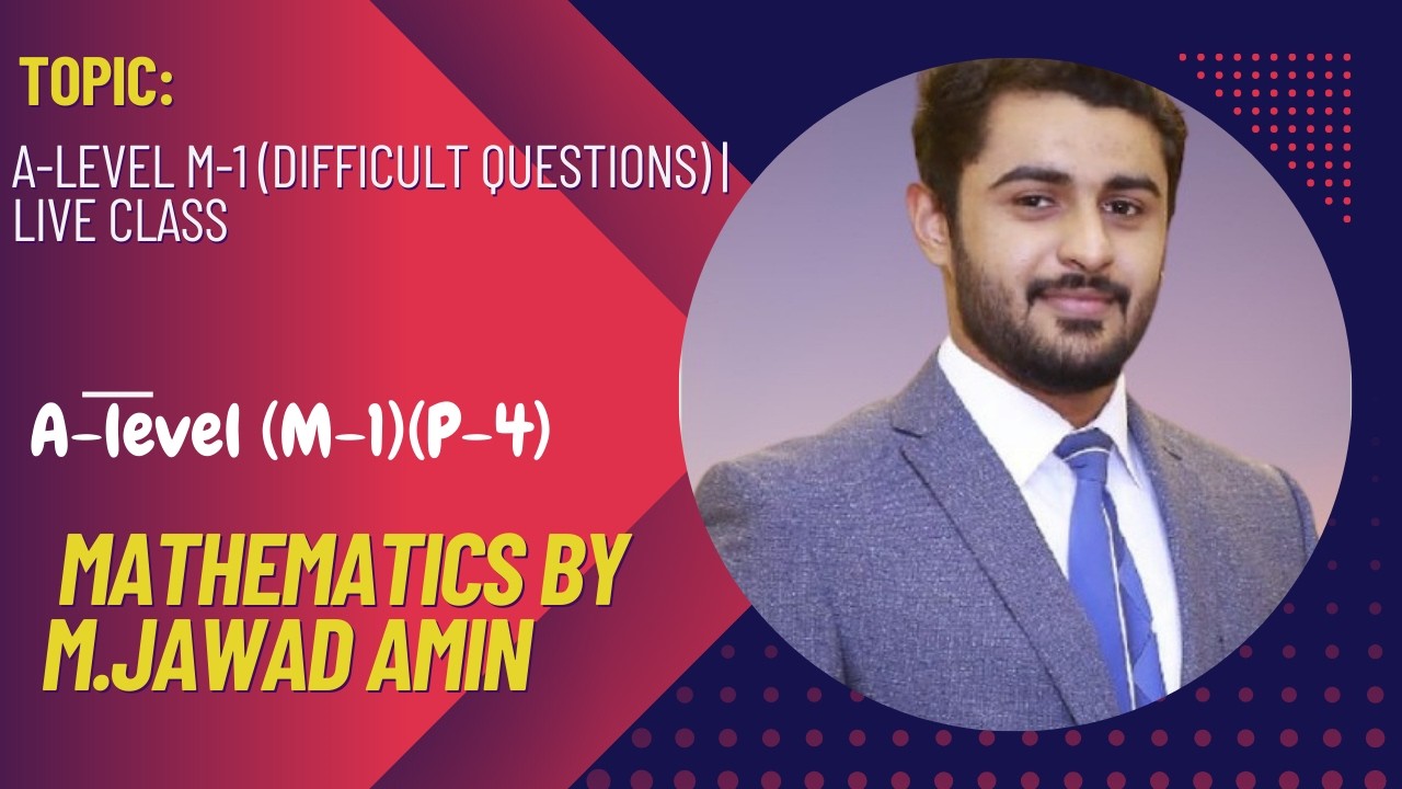 A-level M-1 (Difficult Questions) | Live Class