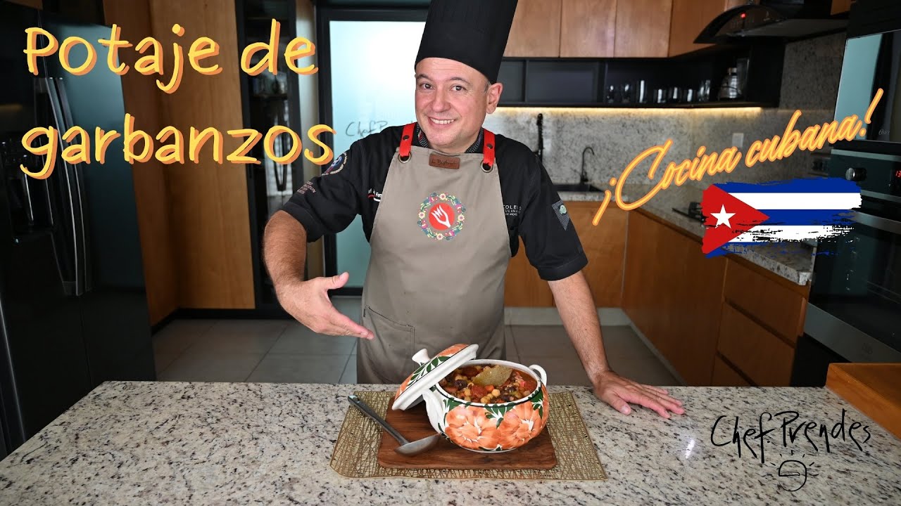 POTAJE DE GARBANZOS a mi estilo CUBANO