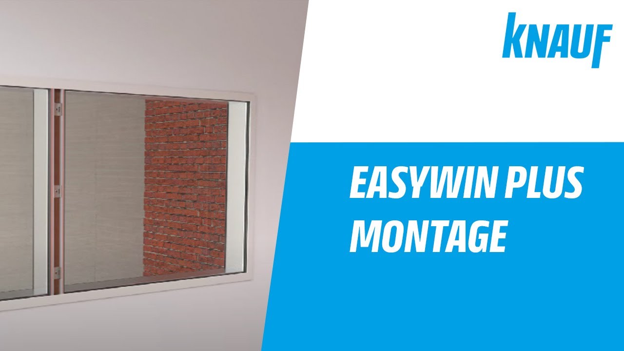 Knauf EasyWin&reg; Plus direkte Fensterverkettung - Montage