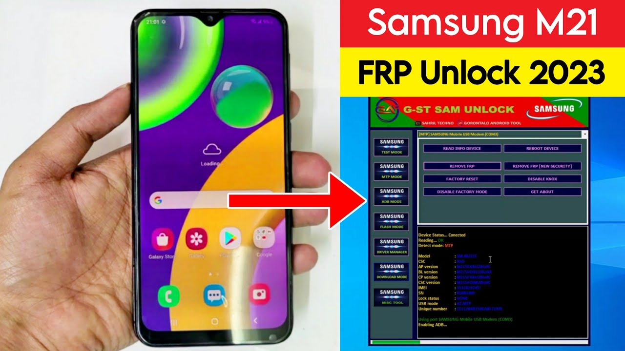 Samsung M21 (SM-M215F) FRP/Google Account Lock Bypass Android 11/12/13 Latest Security Patch 2023