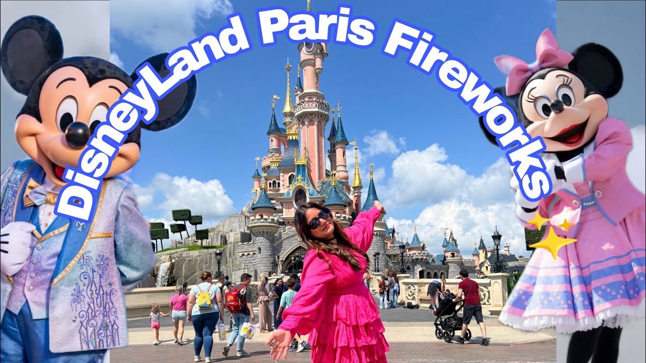 Disneyland Paris Fireworks ✨ Got us happy tears 💃🏻🥰 #disneyland #paris #amusementpark #disney 