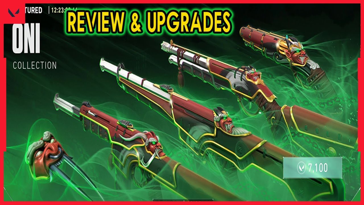 VALORANT | REVIEWING The NEW ONI Skin Collection Bundle WITH Upgrades (PRICE)