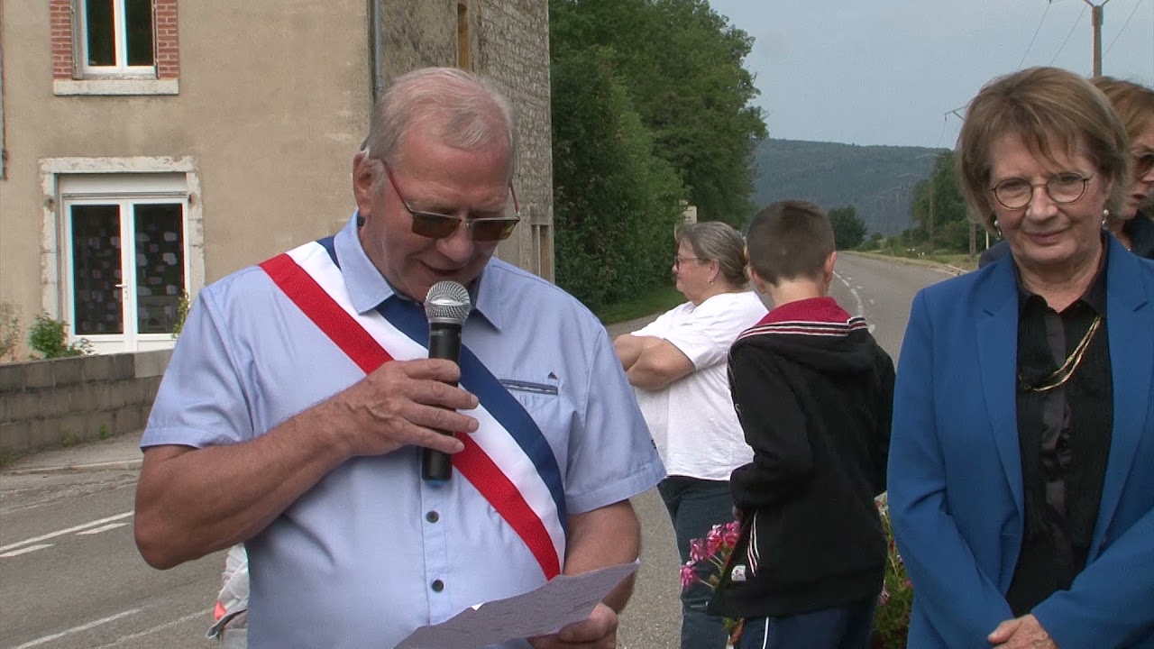 Commémoration Louis Vuitton à Anchay son lieu de naissance dans le Jura