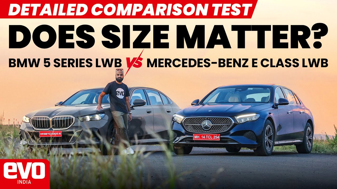 BMW 5 Series vs Mercedes-Benz E Class | Which luxury sedan is better? | Comparison test | @evo India