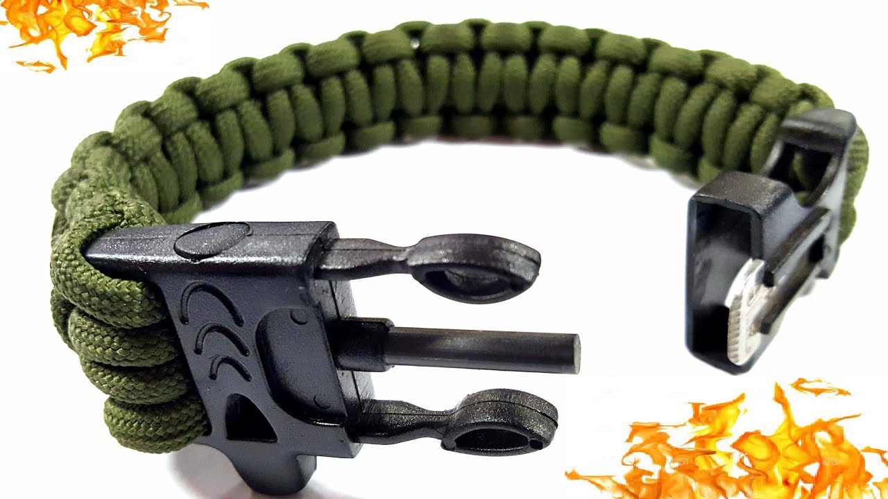 Random Reviews Ep. 32: $1 Paracord Survival Bracelet (Fire Starter)