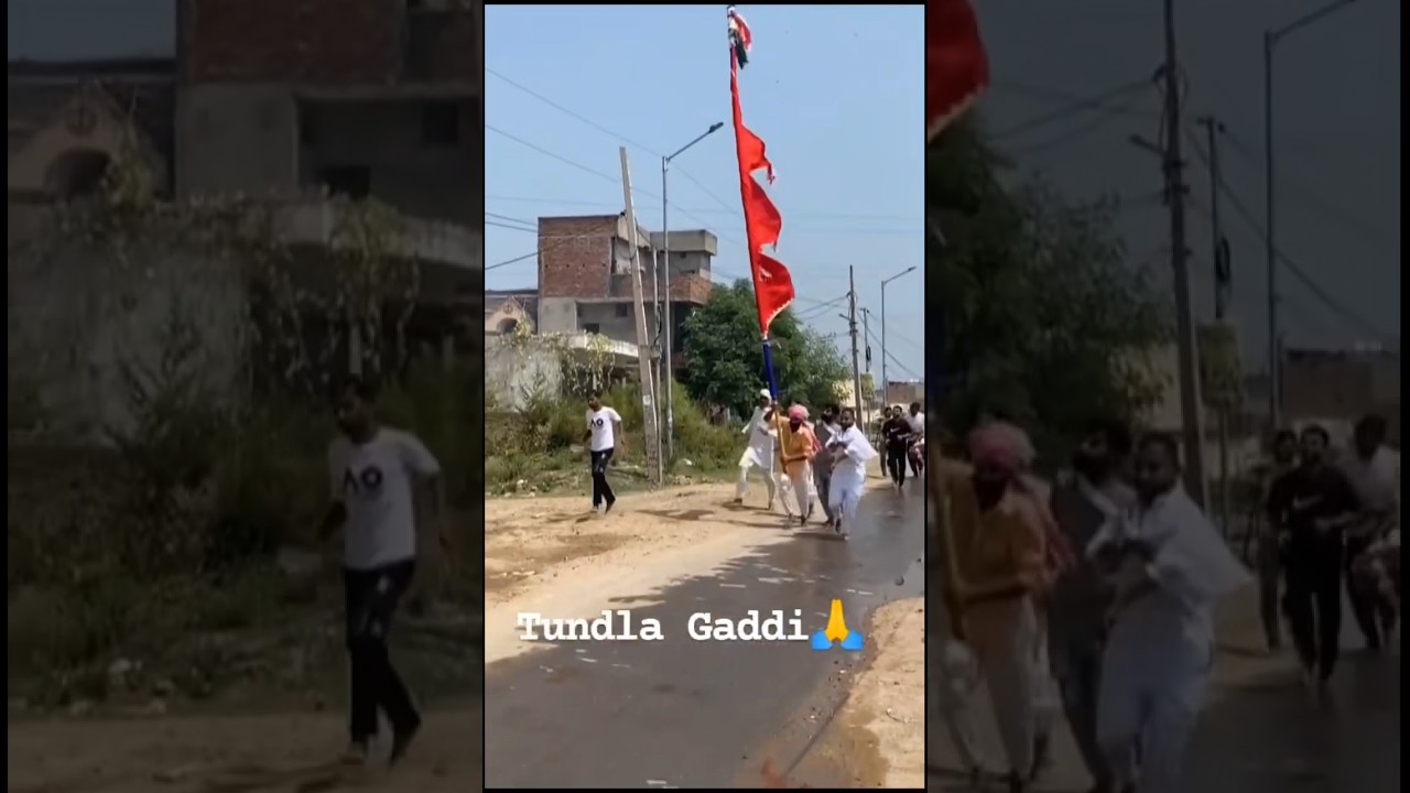 गोगा जी की छडिया निकलते हुए| jai jaharveer goga ji maharaj|peer ki swari|tundla gaddi