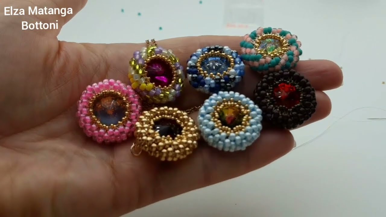 Diy video tutorial ,,BOTTONI,, #pendente #pendant #earrings 🥰
