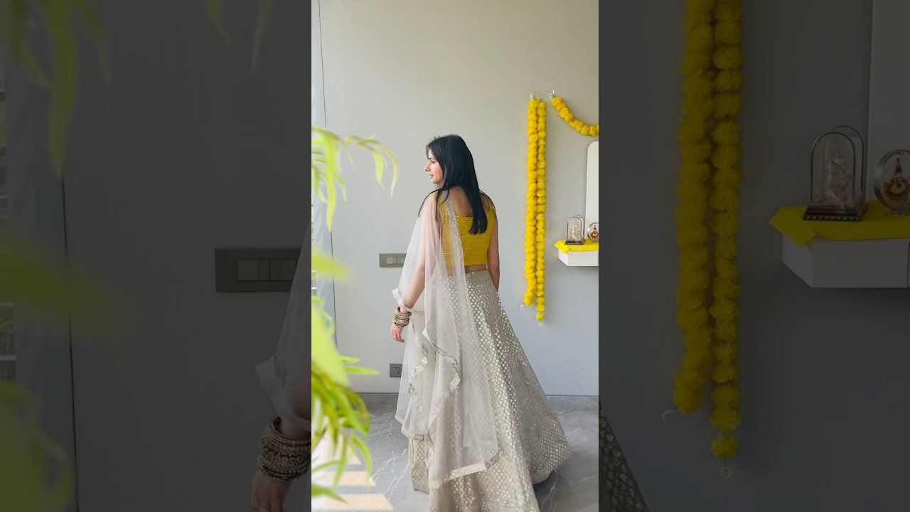 Haldi Outfit Idea #akritisharma