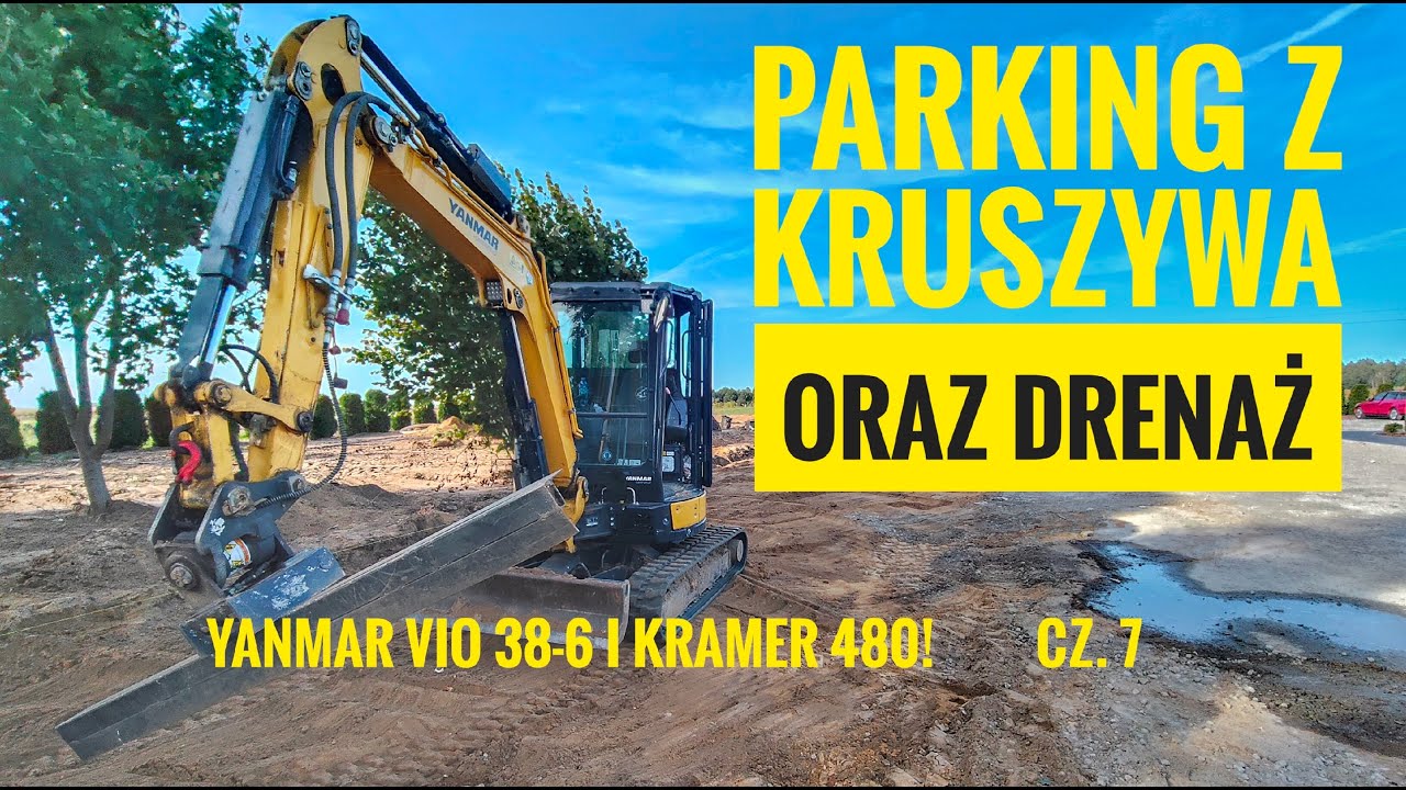 Tanie utwardzanie parkingu kruszywem - jak pozbyć się błota krok po kroku cz. 7 #brukarz​​ #Paving