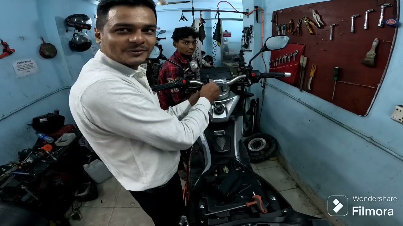 Installed  Dash Camera into Lifan kpv 150 race edition