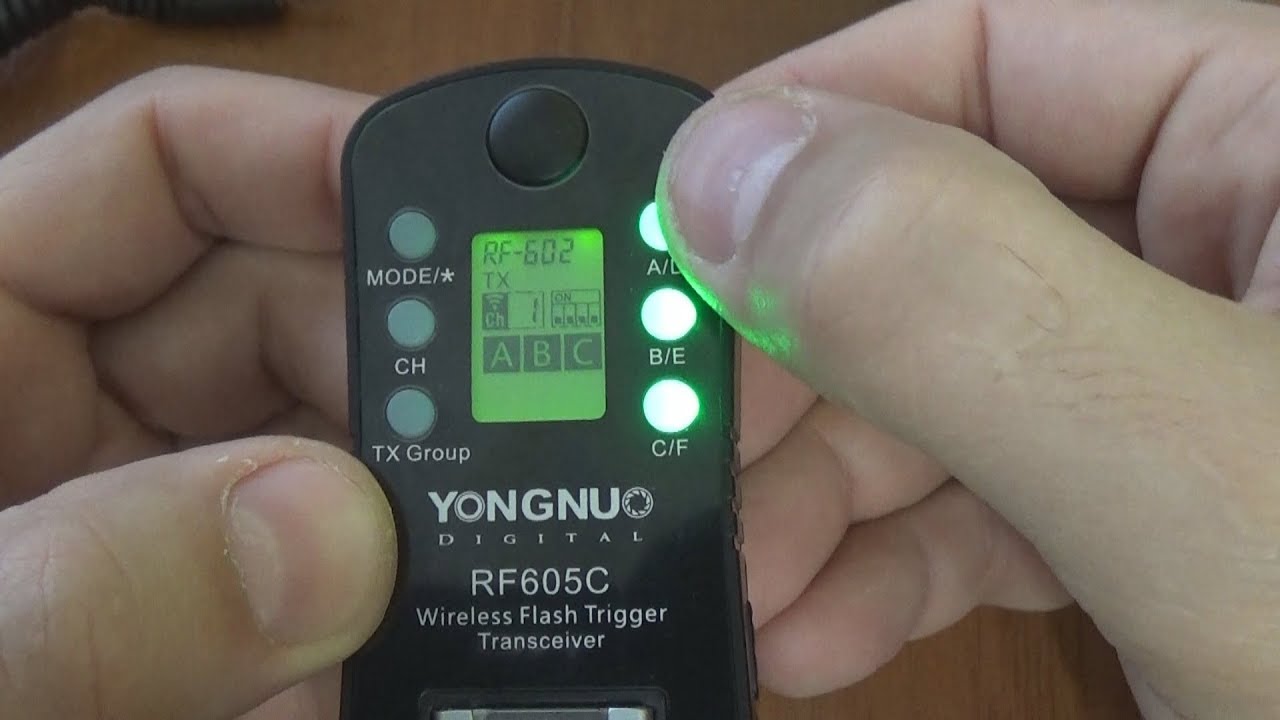 Радиосинхронизаторы для вспышек Yongnuo RF605C RF605N обзор инструкция