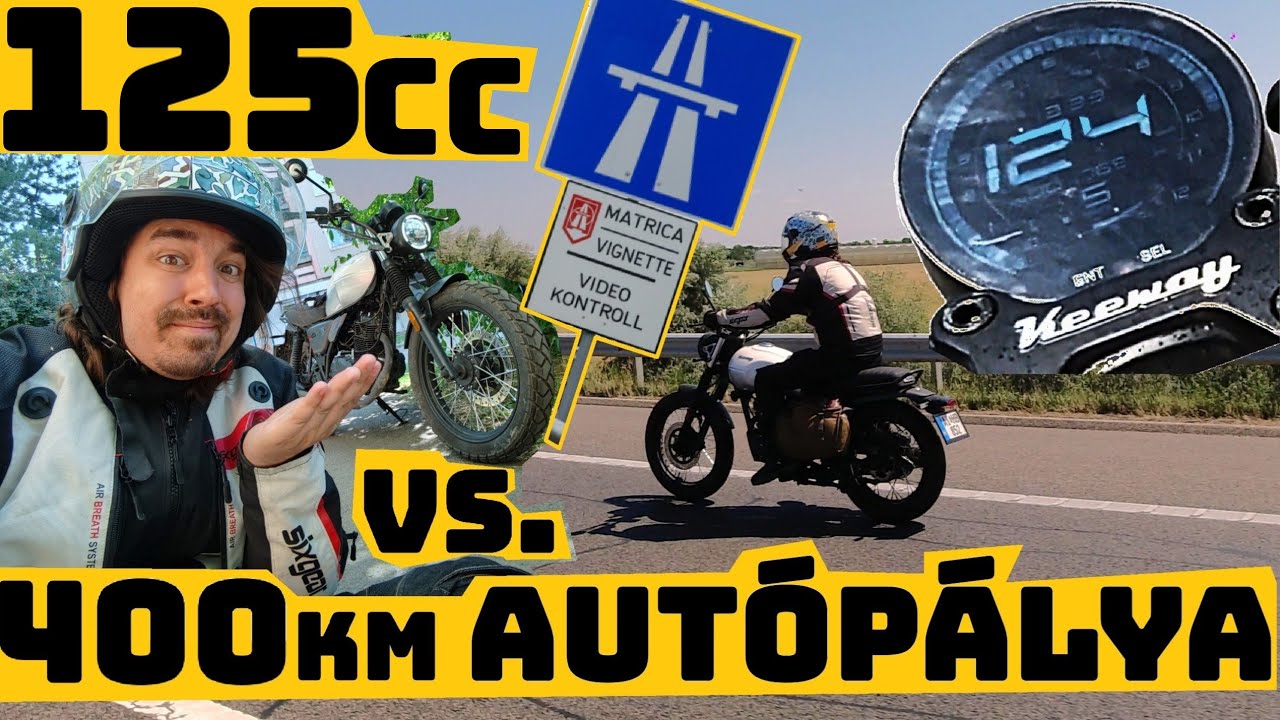 125 köbcentivel AUTÓPÁLYÁZNI 400 kilométert? Kipróbáltam!