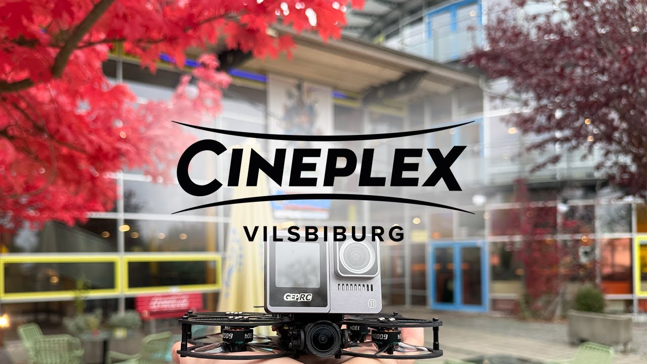 FPV-Drohnenflug im Kino – Cineplex Vilsbiburg Rundflug