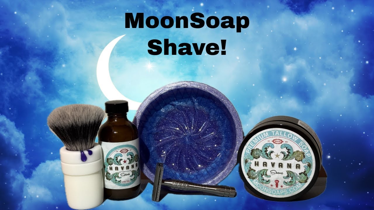 An Elegant Tobacco Scented Shave Experience with Moon Soaps Havana.