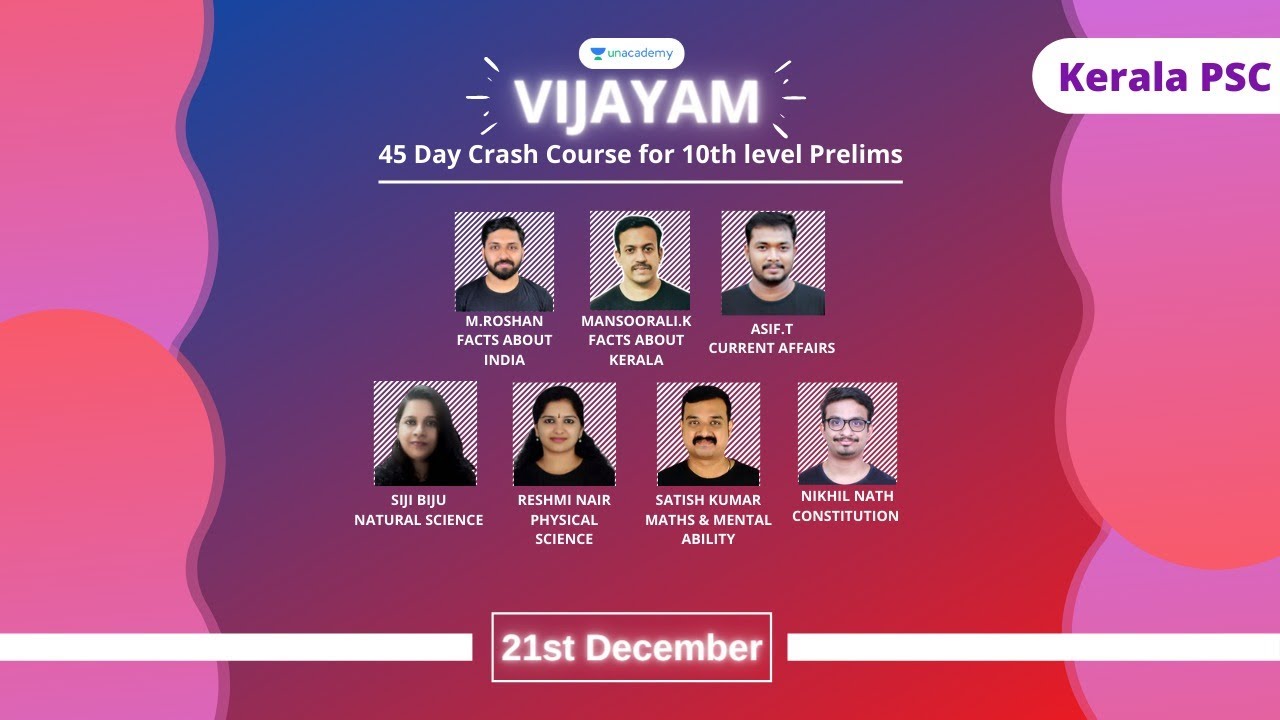 Vijayam: 45 Day Crash Course for 10th level Prelims