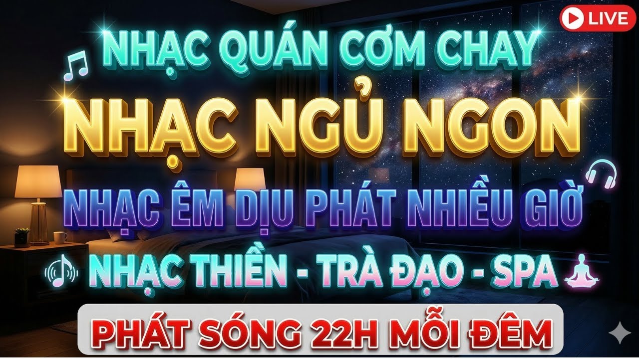 NHẠC NGỦ NGON - NHẠC THIỀN ÊM DỊU - NHẠC TRÀ ĐẠO - SPA | NHẠC AI VIỆT 1980