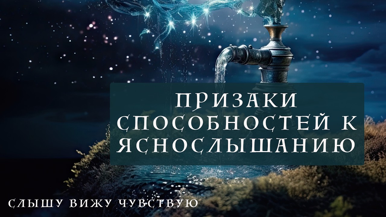 Признаки Яснослышания