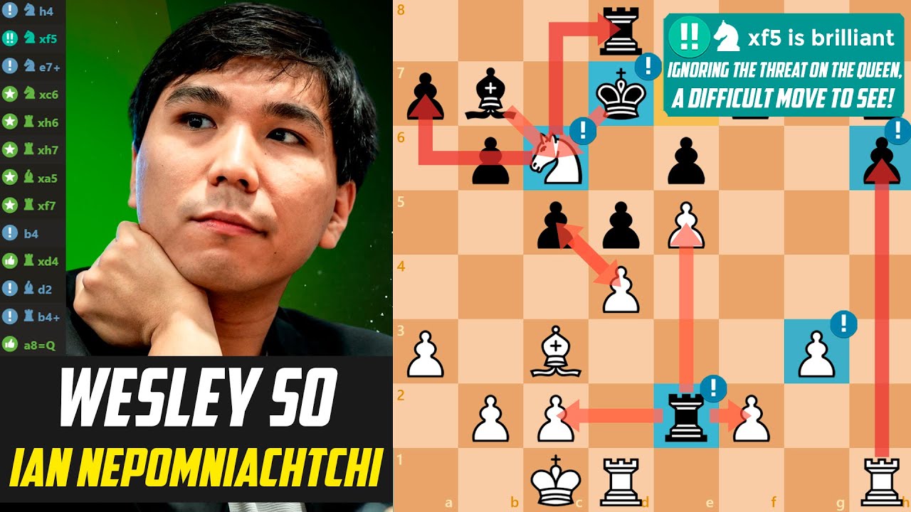 ♟️Wesley So CRUSHES Ian Nepomniachtchi!                                              [Stockfish 17]