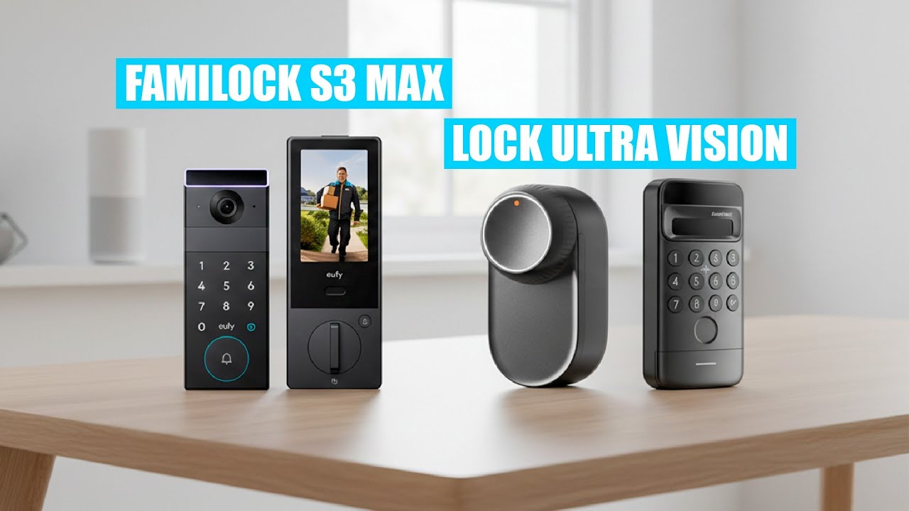 eufy FamiLock S3 Max vs SwitchBot Lock Ultra Vision - Which Door Lock to Buy?