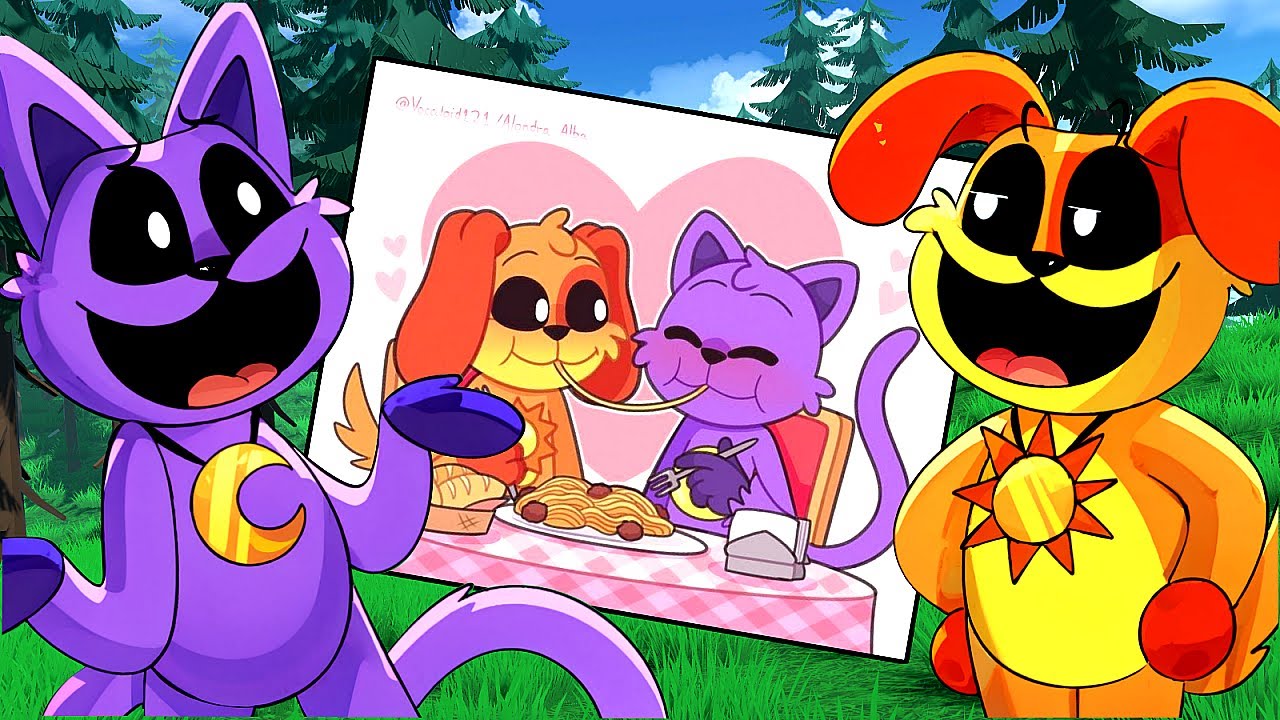 DogDay e CatNap REAGEM As SUAS ARTES de Poppy Playtime 3!