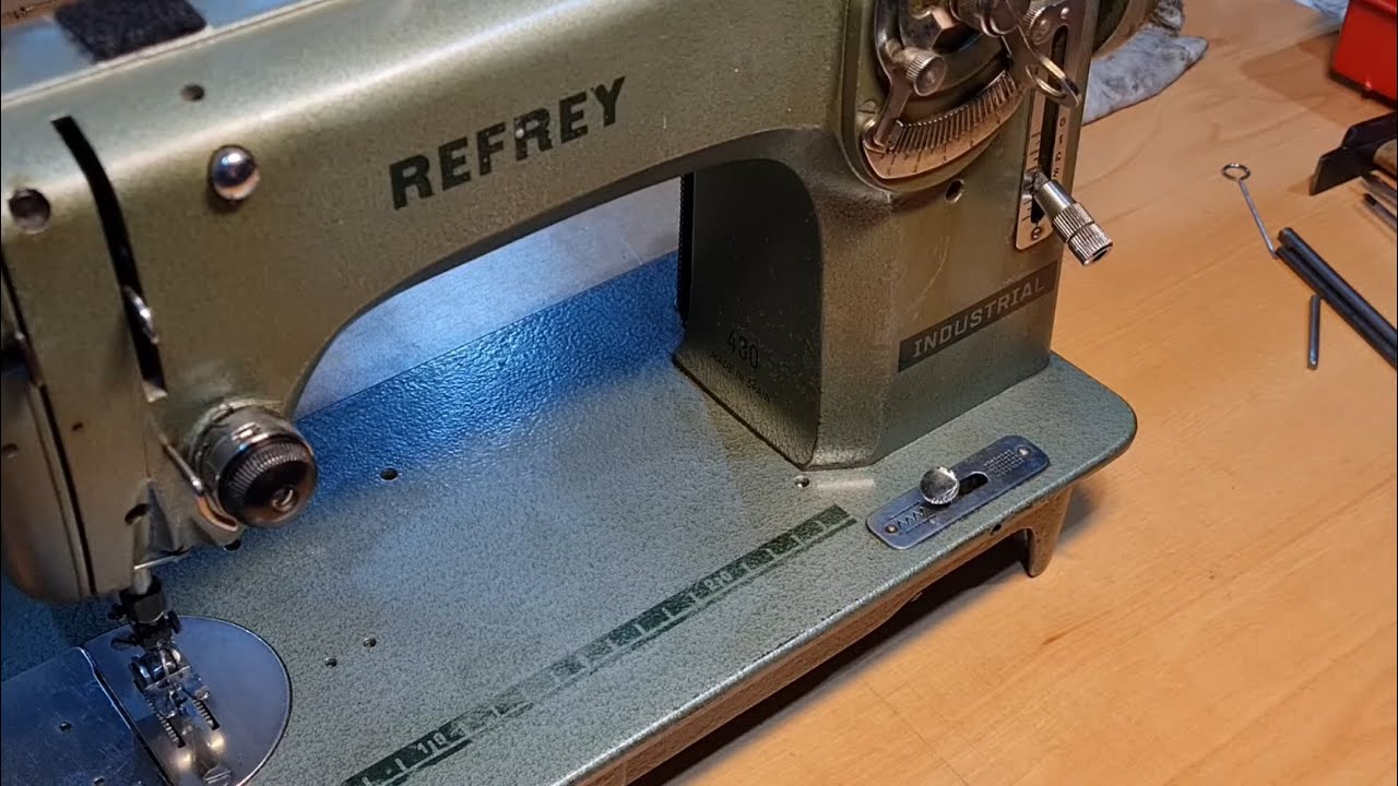 No es pot amagar la serreta d'arrossegament de la màquina Refrey (2)