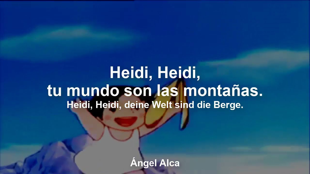 Heidi - Opening (Gitti & Erika) - alemán/español