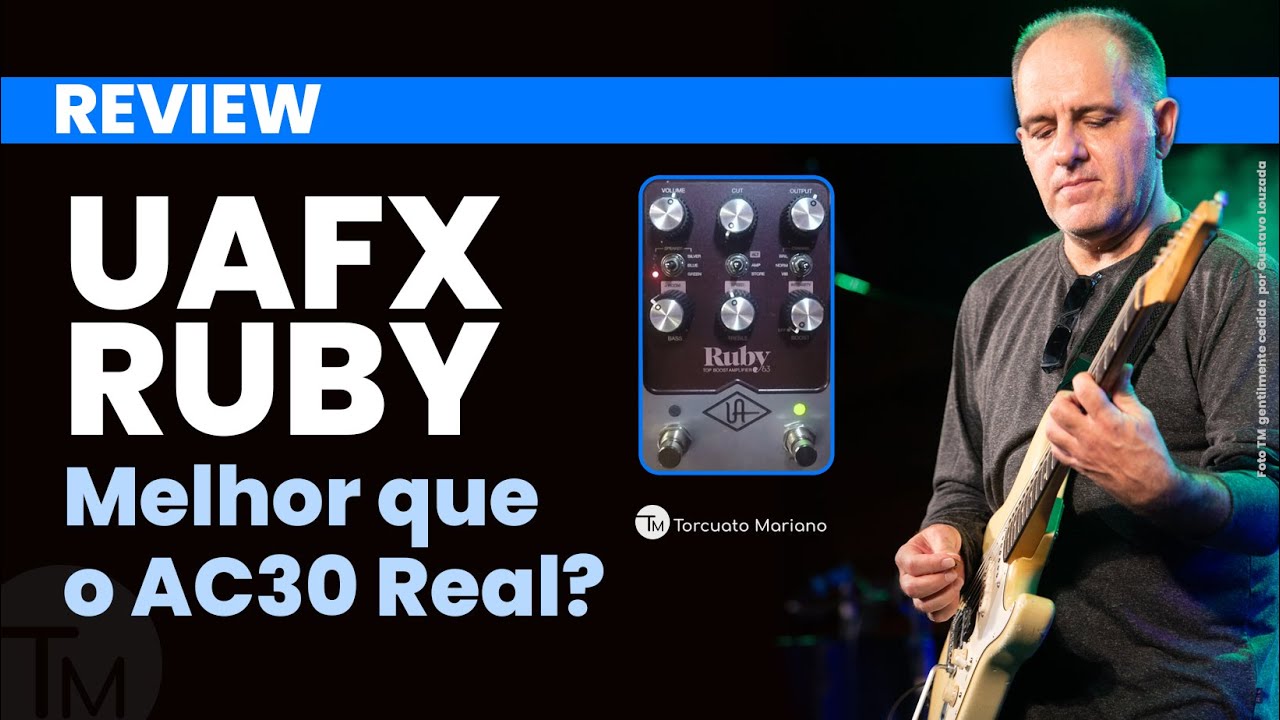 Universal Audio Ruby, Review completo do pedal com o melhor som de Voz Ac 30 que já toquei.