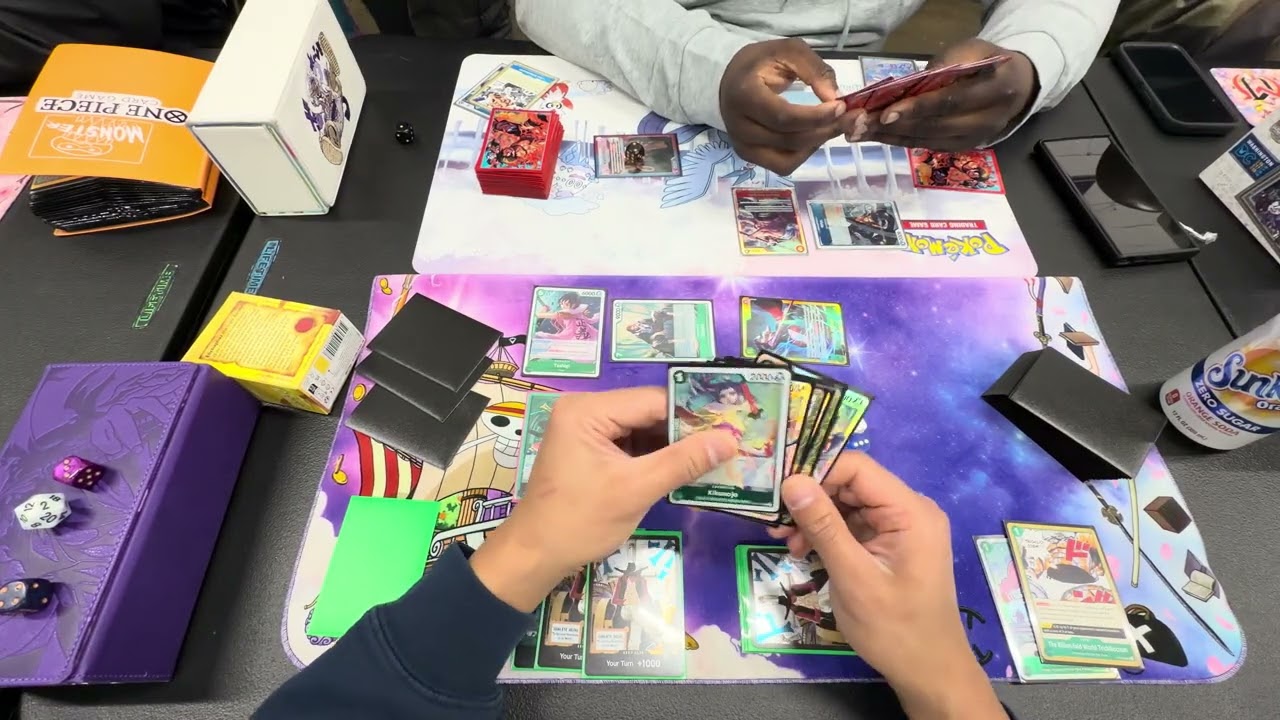 One Piece TCG Op14 G Mihawk vs RU Ace