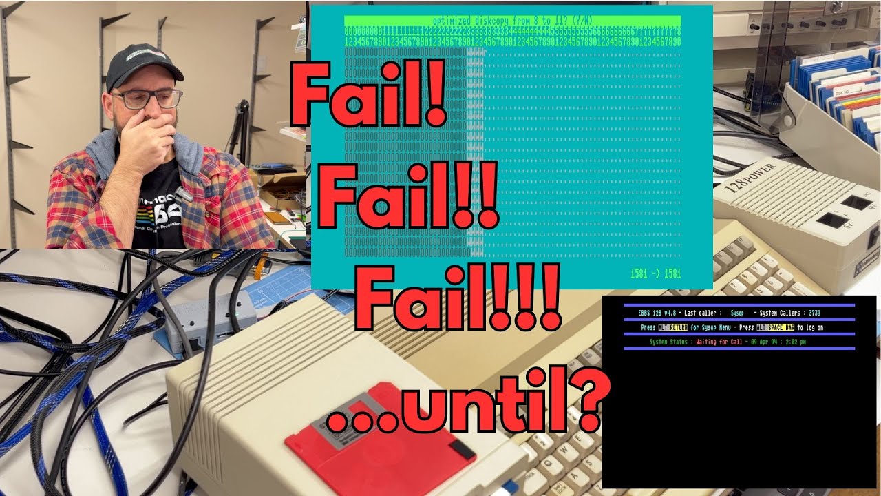 Very Frustrating 30 Year Vintage Commodore 128 BBS Disk Recovery