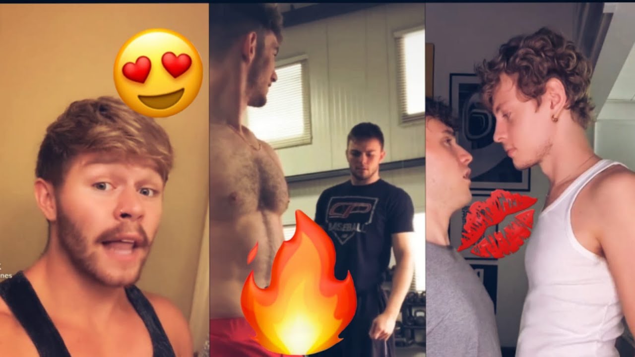 Bros or Lovers?! | Bromance | G4y lovers | male on male affection Tiktok comp