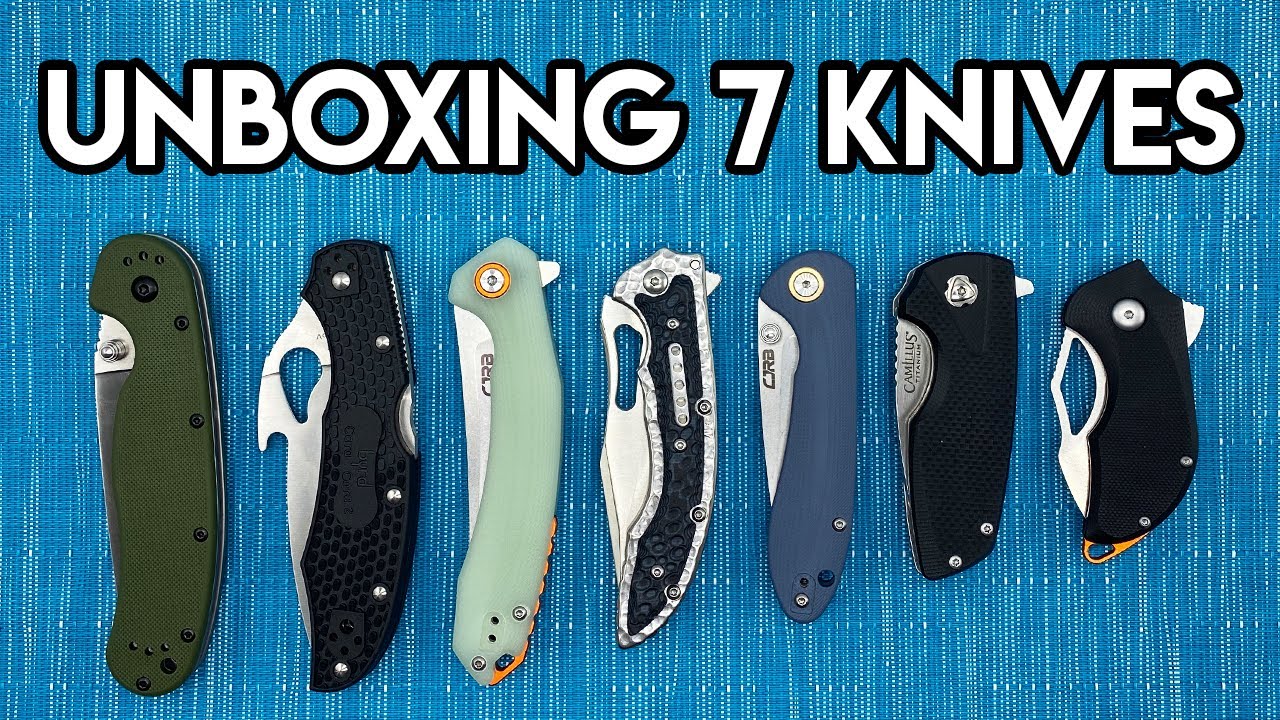 Knife Unboxing CJRB Feldspar & Gobi - Steel Will Kobold - Camillus LK6