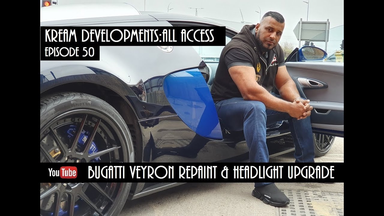 Перекраска и модернизация фар BUGATTI VEYRON - Kream Developments: Полный доступ, эпизод 50