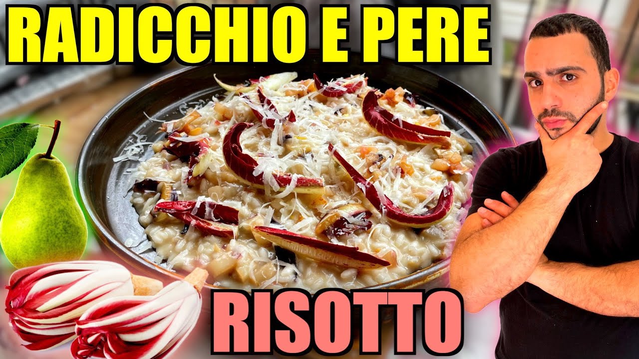 COME FARE UN RISOTTO MOZZAFIATO🍐: RADICCHIO E PERE