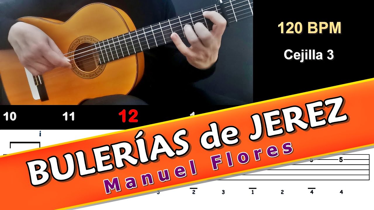 ➡️ TUTORIAL - Falseta de BULERÍAS DE JEREZ de MANUEL FLORES interpretada por Mariano Bailera