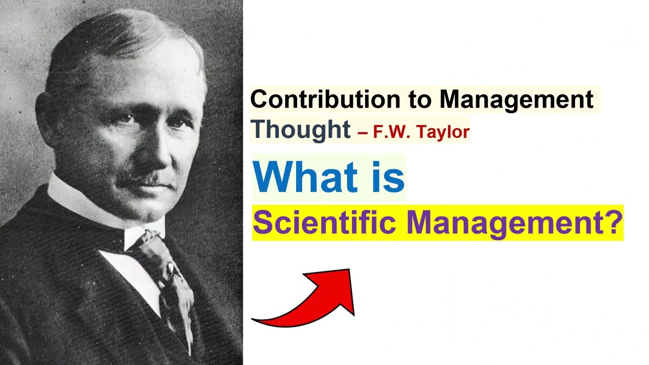 Contribution By Frederick Winslow Taylor in Hindi | फ्रेडरिक विंसलो टेलर का योगदान |
