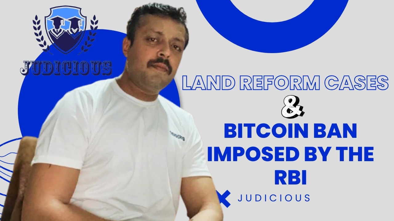 Land Reforms to Bitcoin: Evolution of Constitutional Law in India