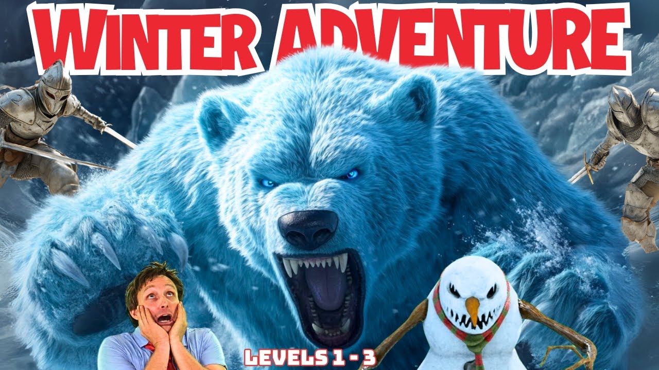 17 Min Winter Fantasy Brain Break ❄️ | Polar Bear, Evil Snowman & Ice Queen Kids Fitness Exercise