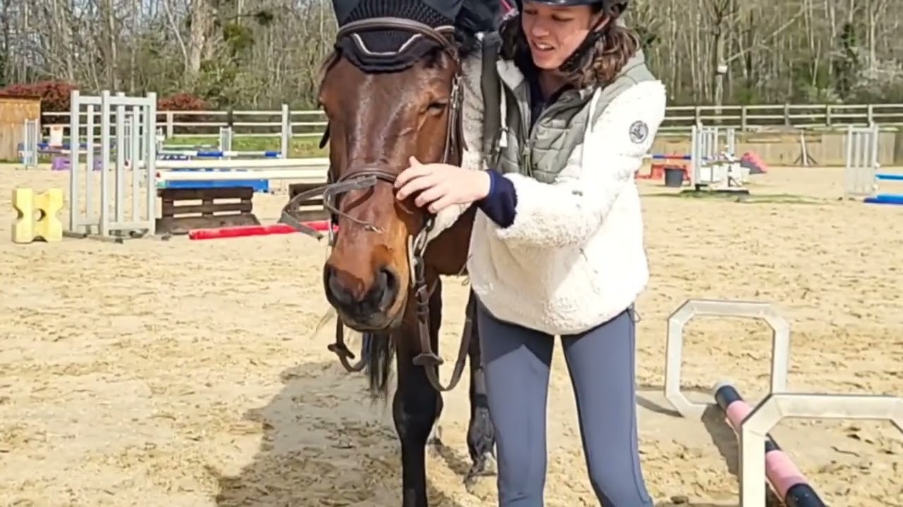 J'ai testé avec et sans muserolle serrée