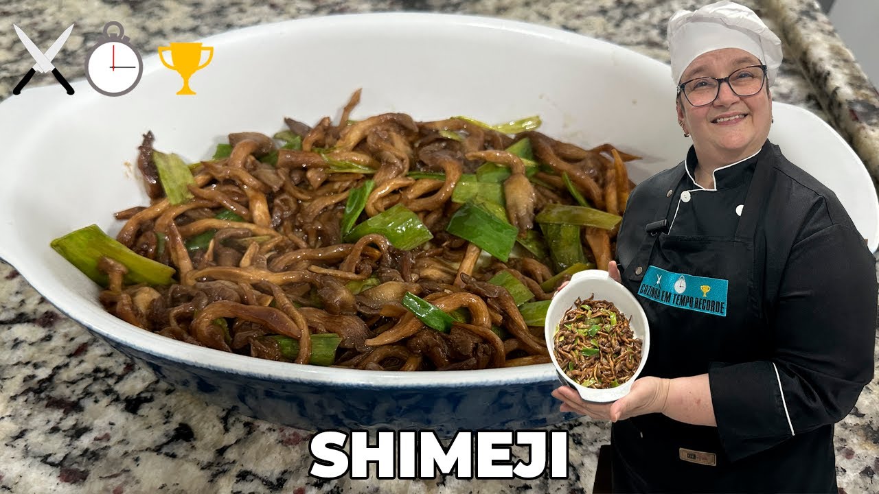 Como Fazer SHIMEJI NA MANTEIGA - Cozinha Em Tempo Recorde