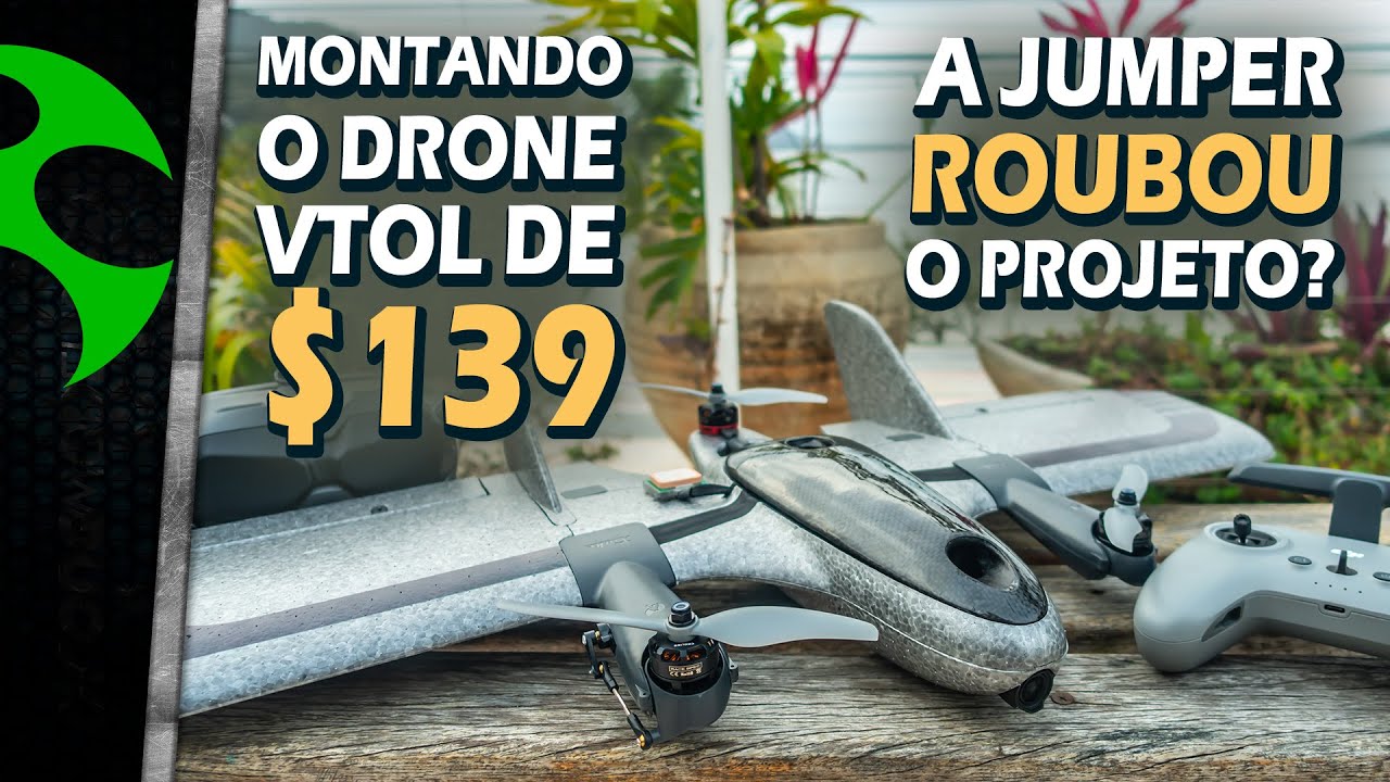 Um DRONE VTOL com GPS a PREÇO de BRINQUEDO - Jumper Xiake 800 Ep.02