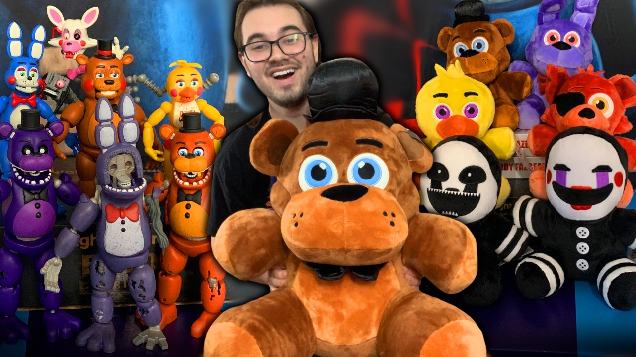 ОБЗОР И РАСПАКОВКА FNAF JAZWARES! (Фигурки, плюшевые игрушки, серия Endo, Squishmallows и многое ...