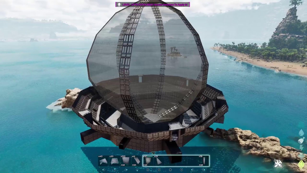 Ark Survival Ascended Lets build a Blitzball stadium part 3