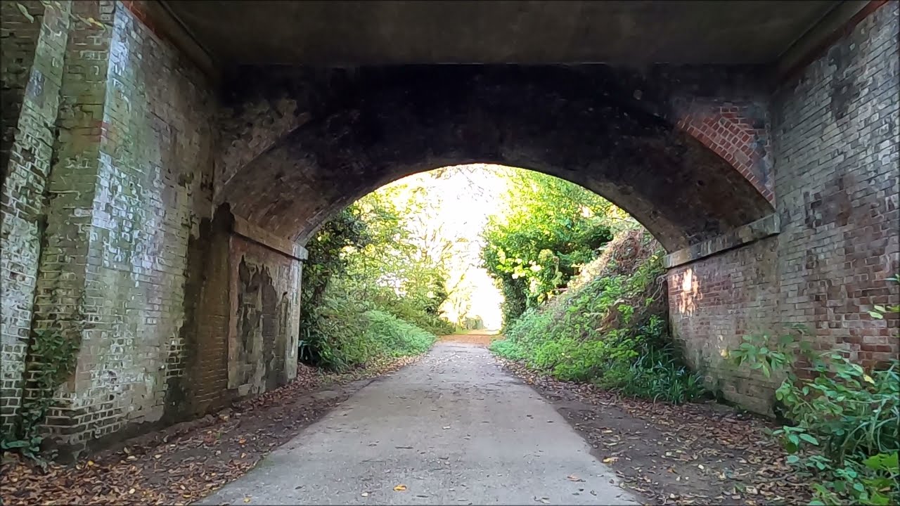 Virtual Walk - Shanklin To Wroxall Along The Old Railway Line [Part 1] - Isle Of Wight - Nov 2021