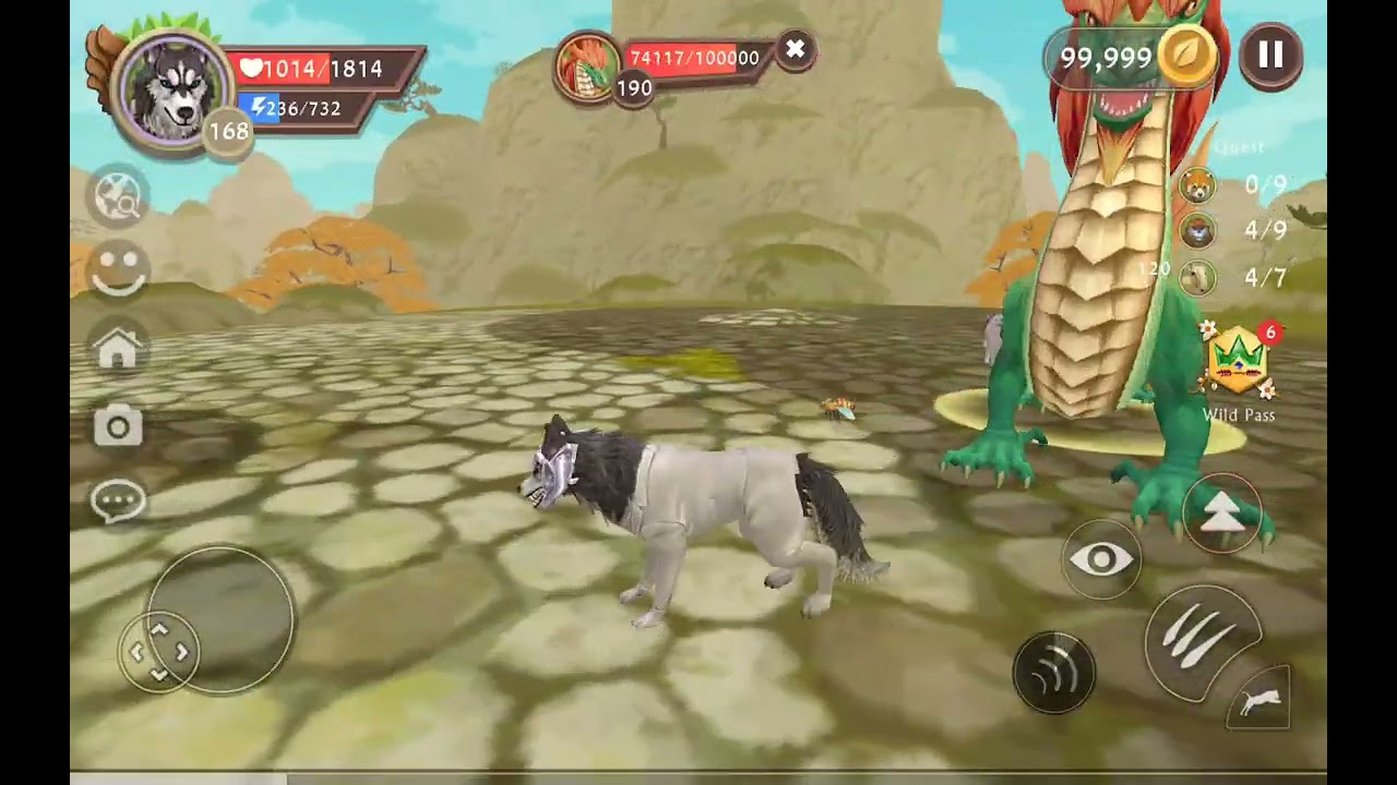 Making a story in Chinese forest in wildcraft | Game #wildcraft