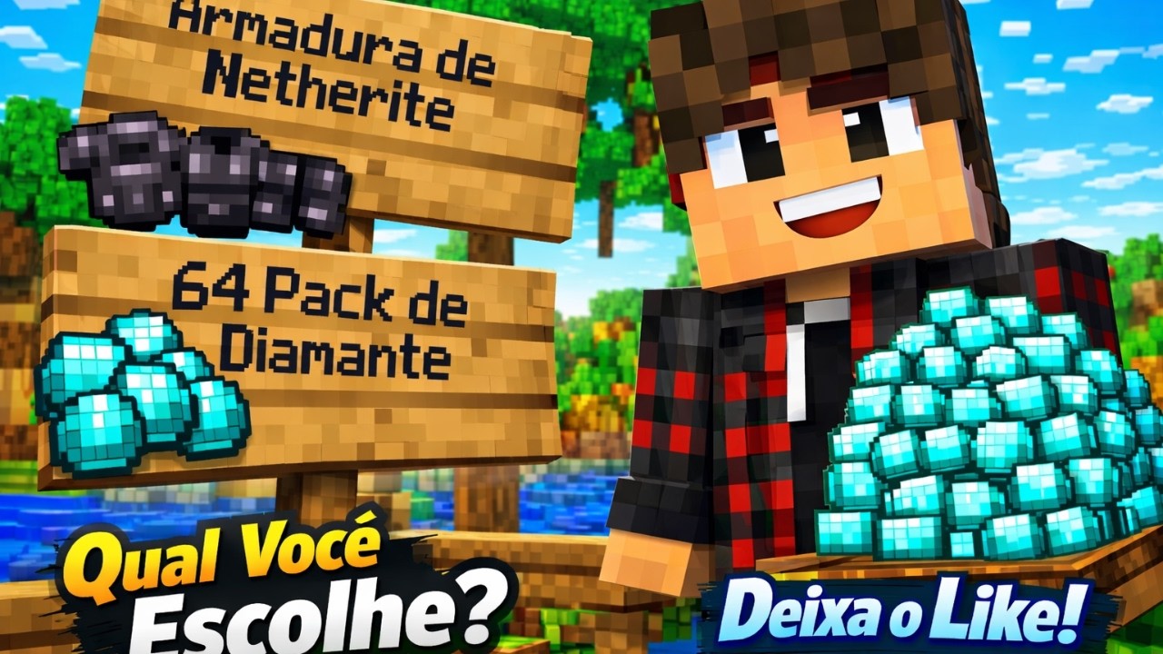 GÊNIO DA PLACA NO MEU SERVIDOR SURVIVAL!!