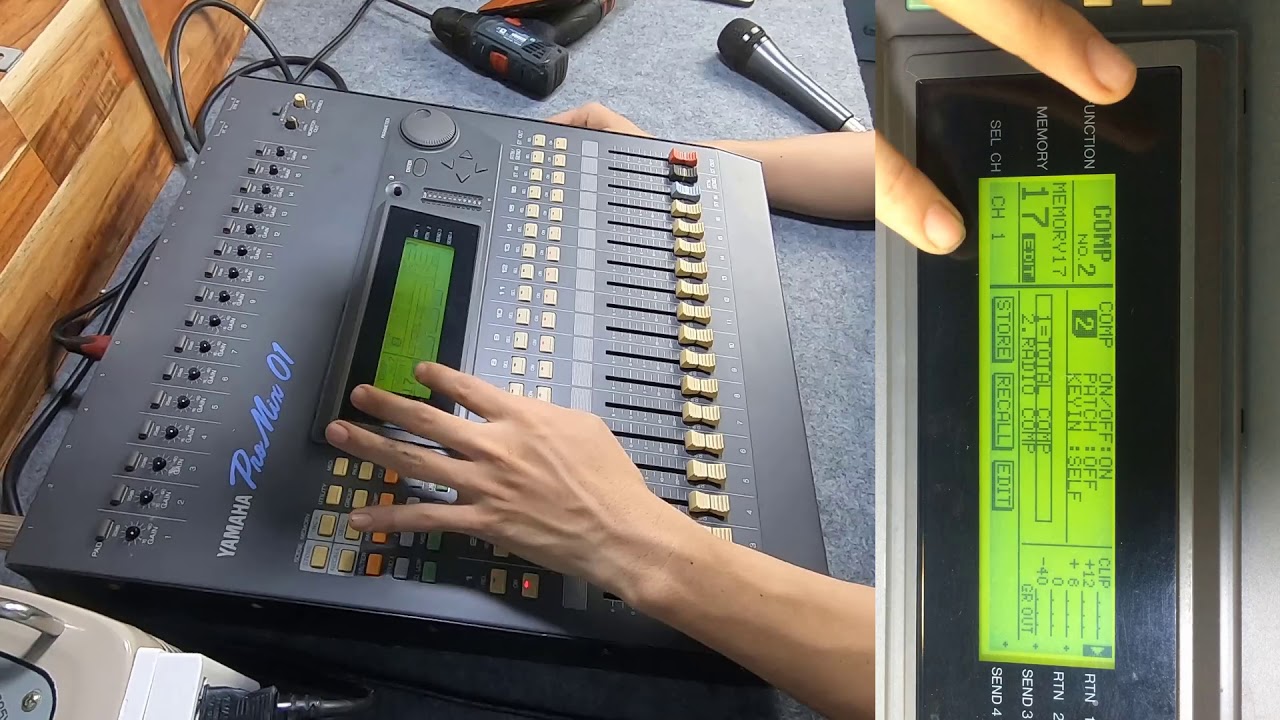 Hướng dẫn sửa dụng Yamaha promix 01