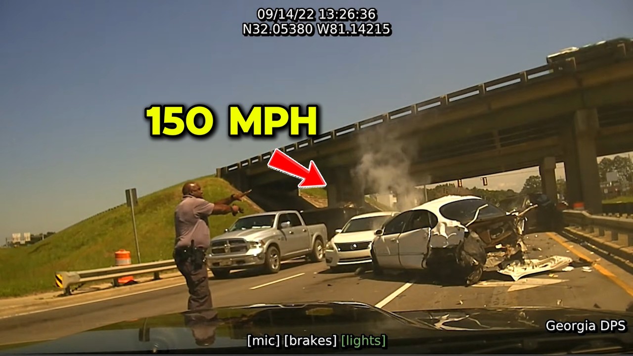 Most Dangerous High Speed Police Chases Caught on Dashcam &mdash; That Feel Like an Action Movie #47