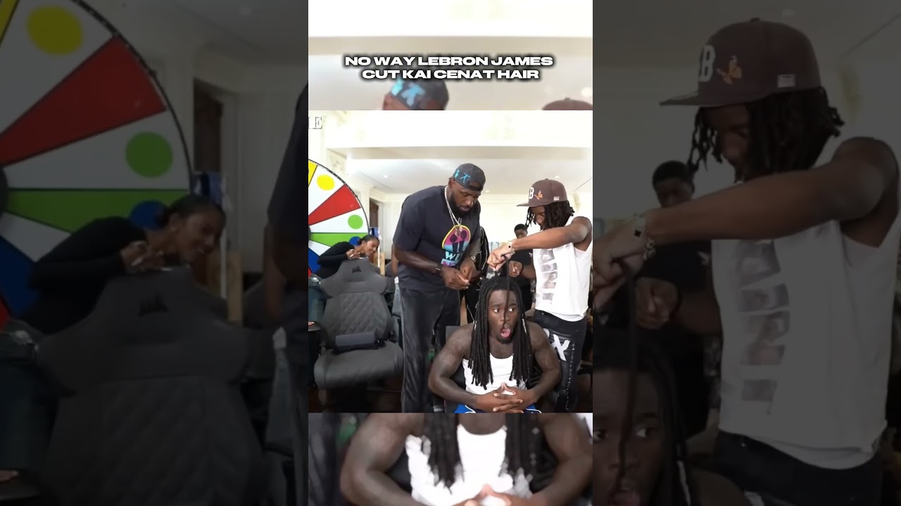 No way Lebron james cut kai cenat hair