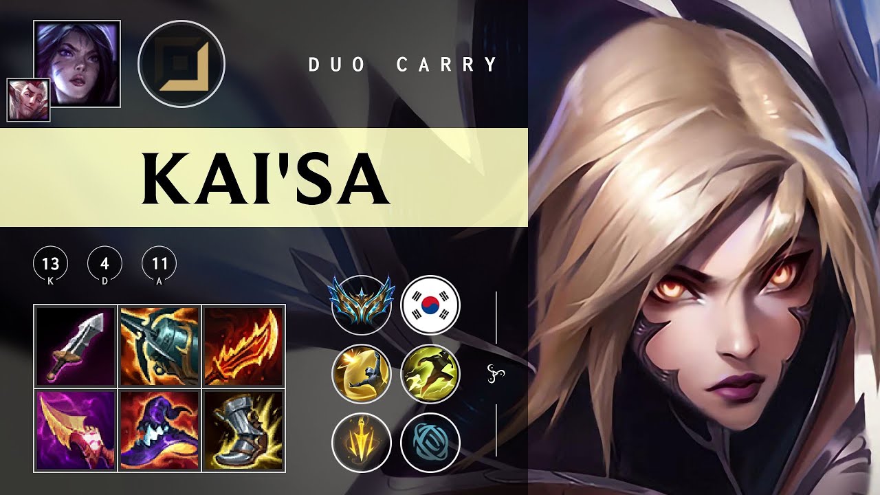 Kai'Sa ADC vs Yunara - KR Challenger Patch 25.23