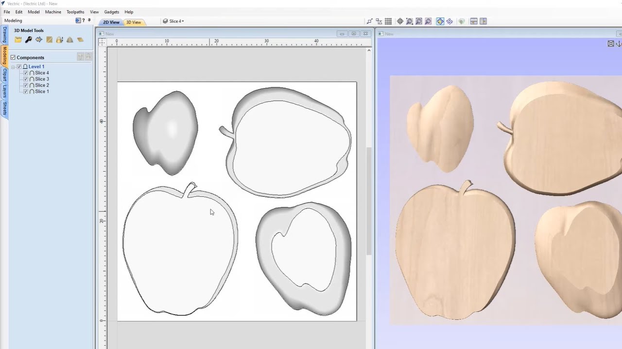 Slicing a 3D Relief Model | Vectric V11 Tutorials